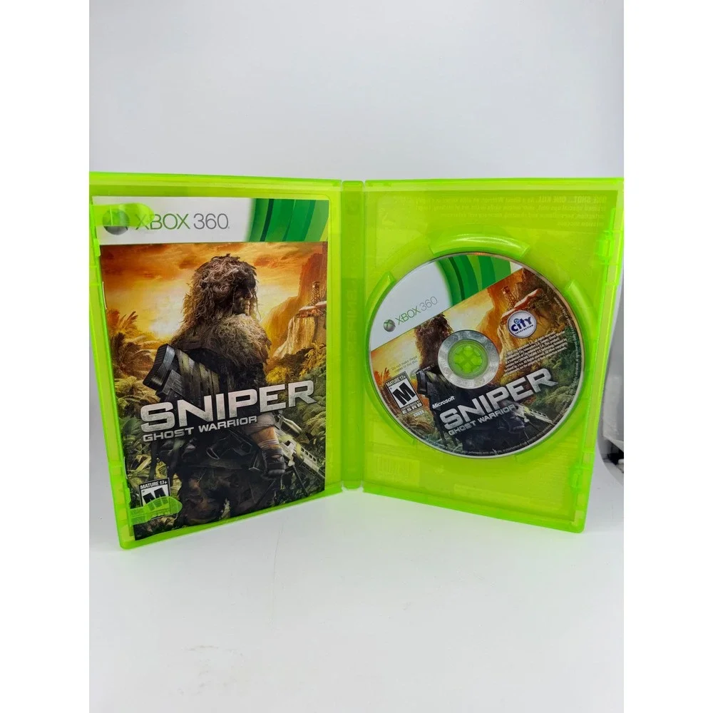Sniper‎ Ghost Warrior Xbox 360 Tactical Shooter Game CIB NTSC City Interactive